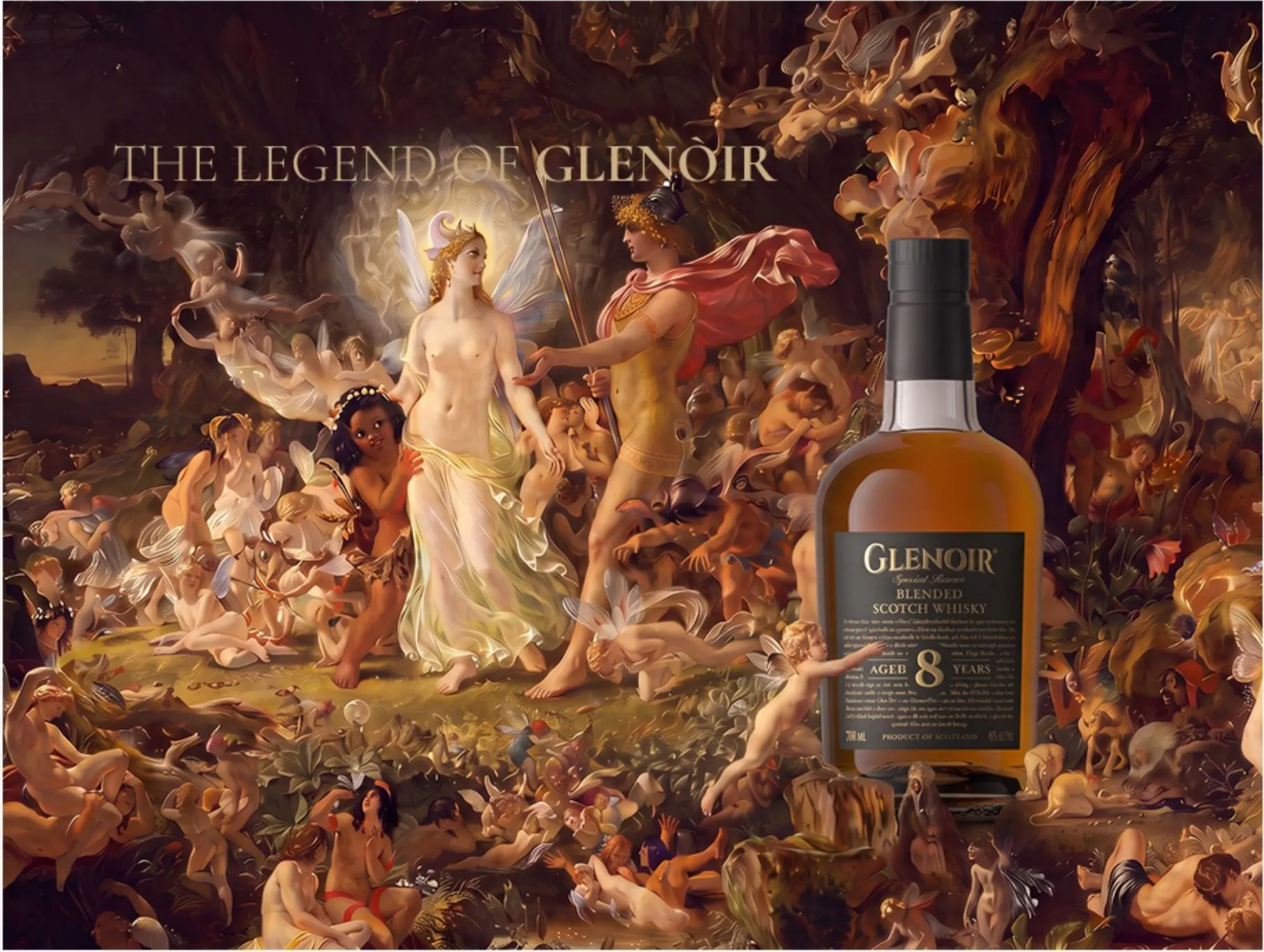 The Legend of Glenòir blended scotch whiskey
